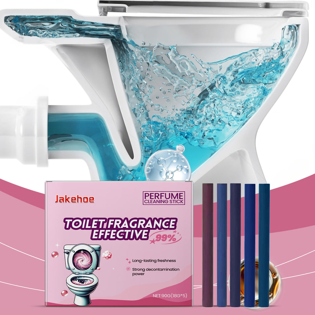 Jakehoe Eau De Toilette Stick Toilet Cleaning Deodorizing Odor Cleaning Toilet Fragrant Beautiful Fresh Toilet Cleaning Stick