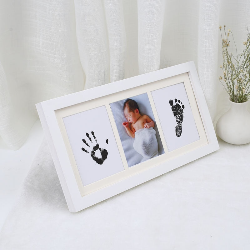 Baby Handprint Clay Photo Frame