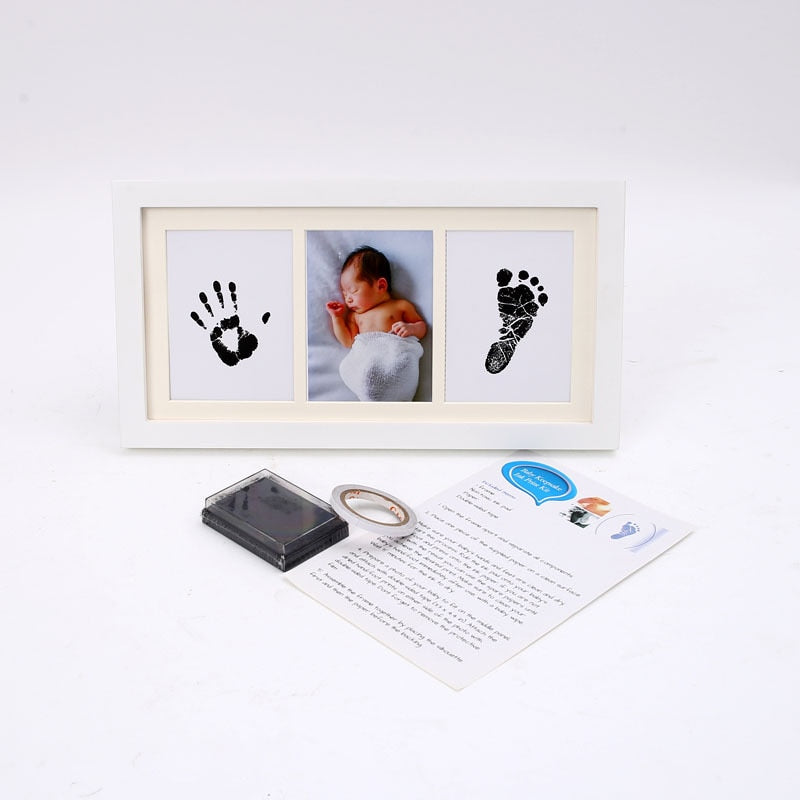 Baby Handprint Clay Photo Frame