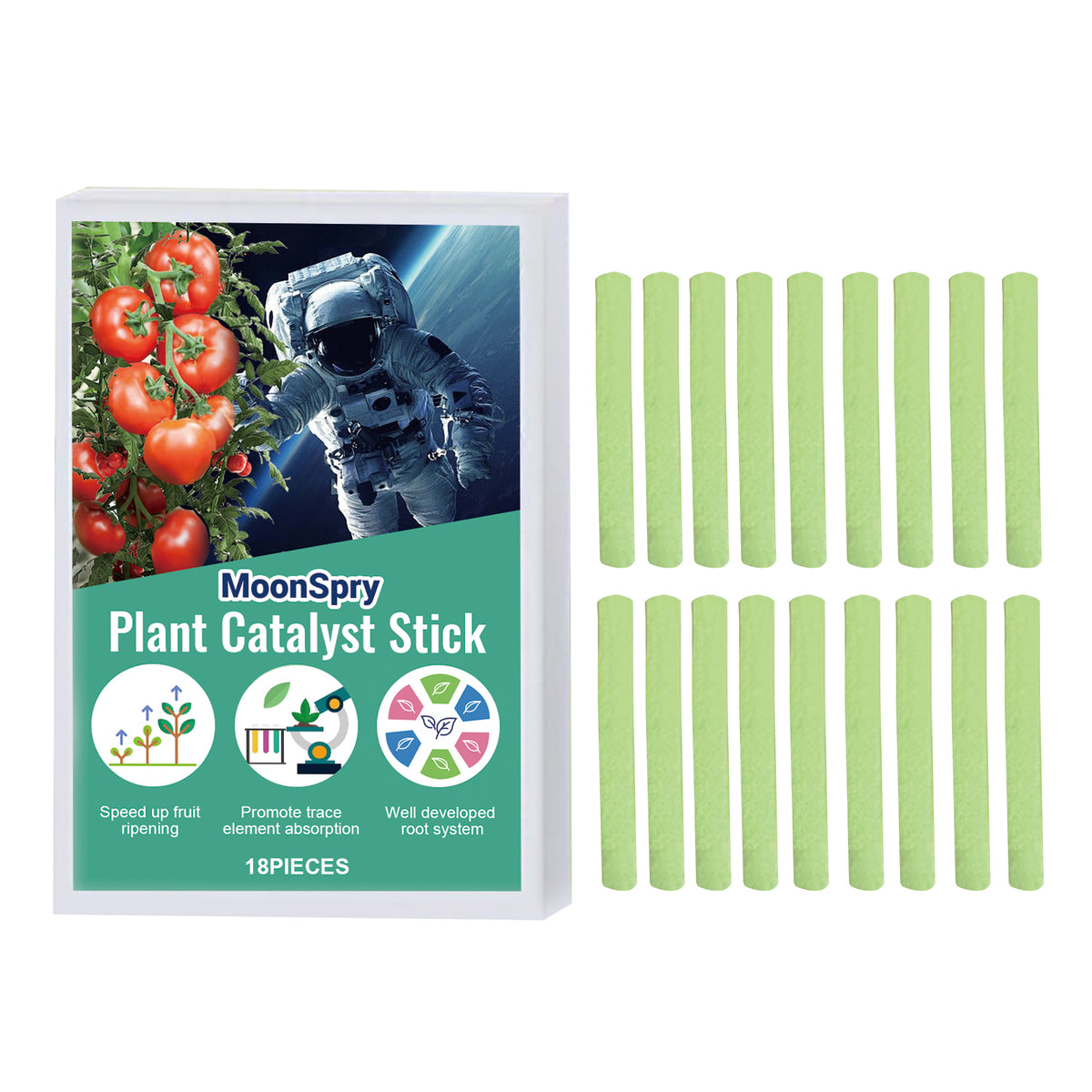 MoonSpry Plant Catalyst Stick, Plant Fruit And Vegetable Pot Flower Bud Flower Hair Root Growth Fertilizer Stick