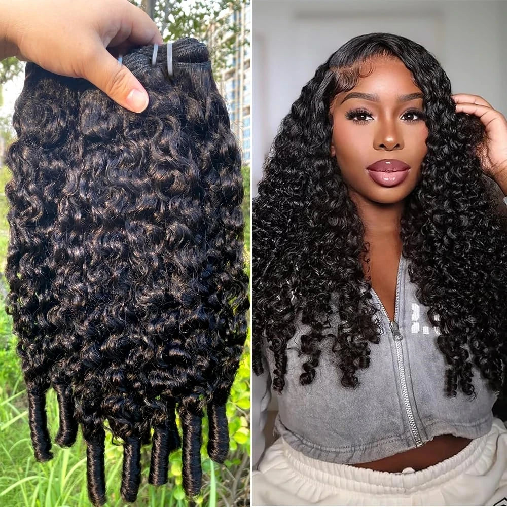 Virgin Burmese Curly Hair Extensions