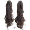 Wavy Piano Color Synthetic Ponytail Extension