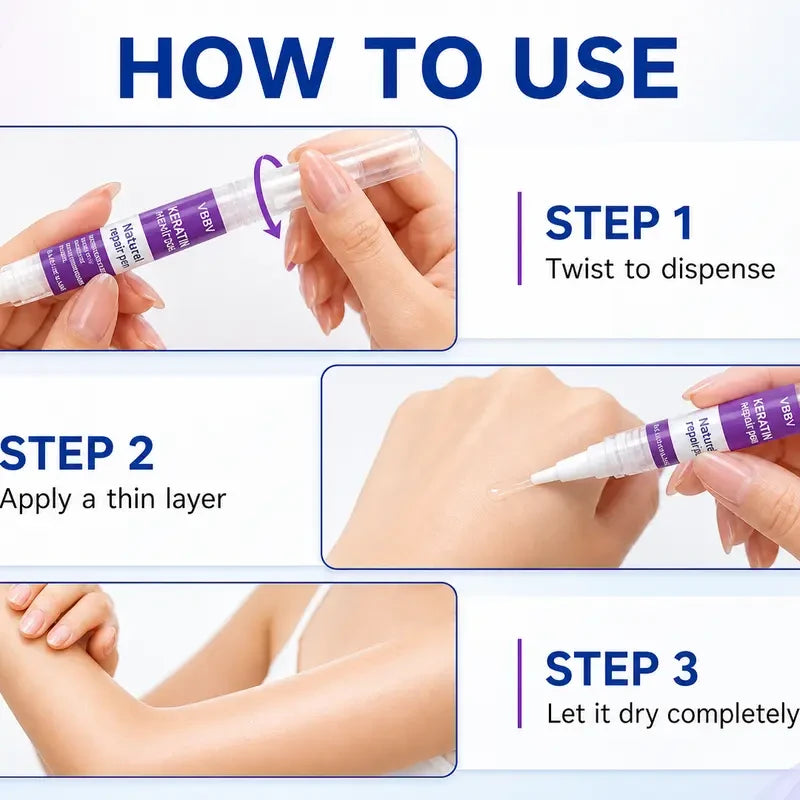 Natural Extract Keratin Repair Pen
