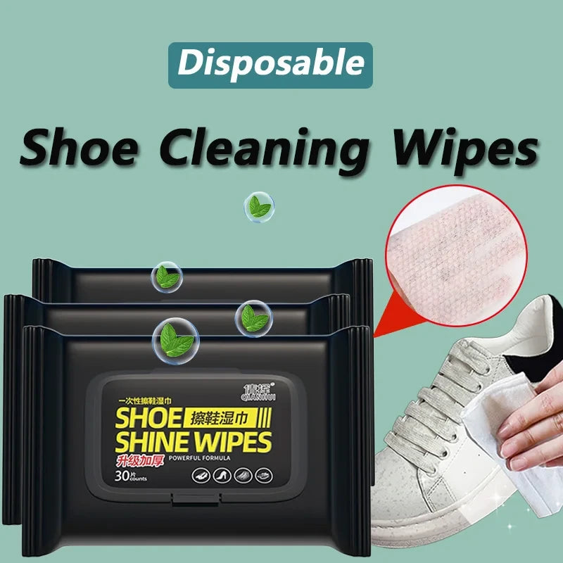 Portable Disposable Shoe Cleaning Wipes