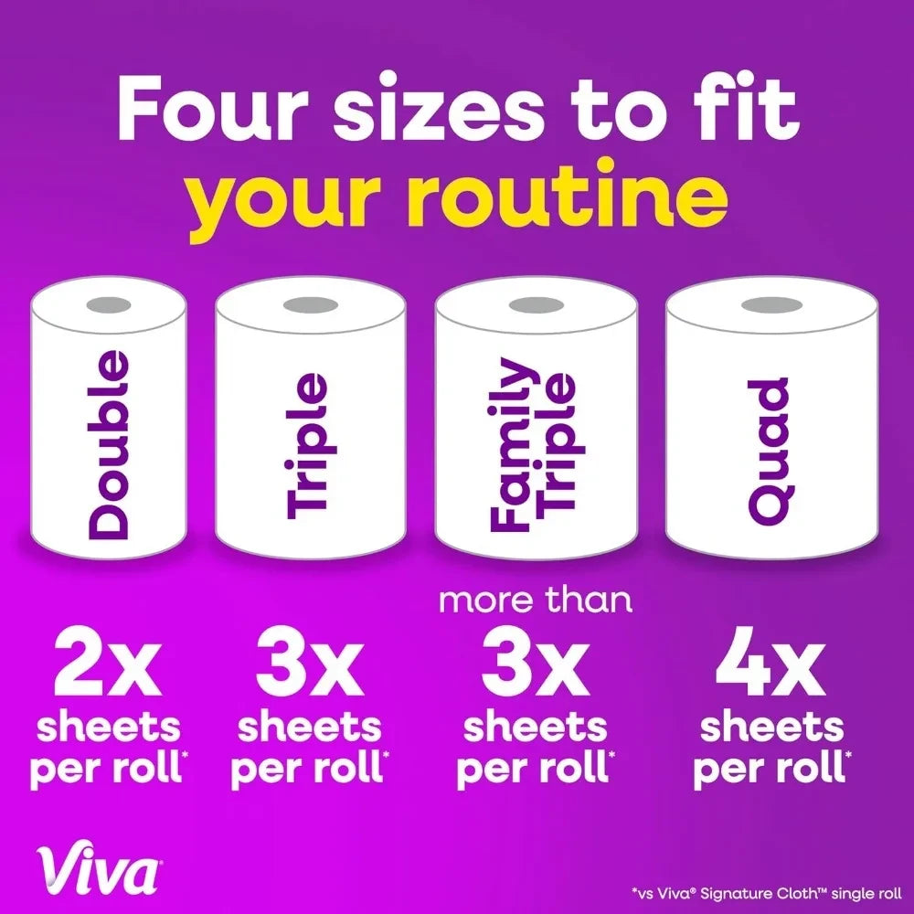 Soft Textured Paper Towel Rolls