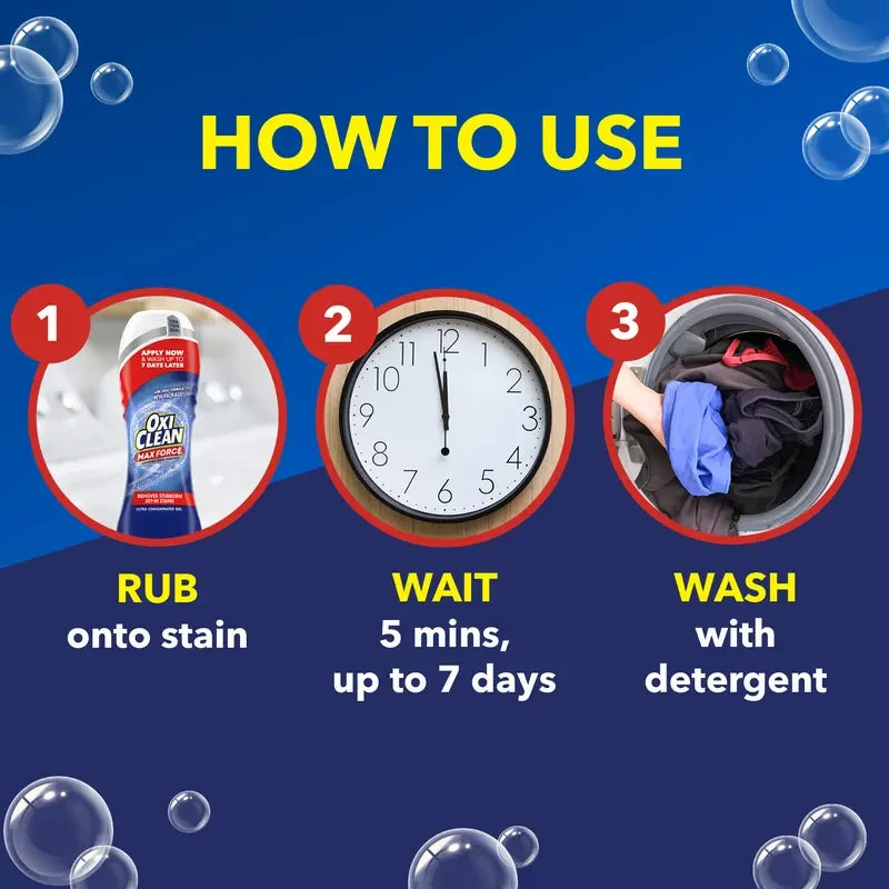 OxiClean Max Force Laundry Stain Remover Gel Stick