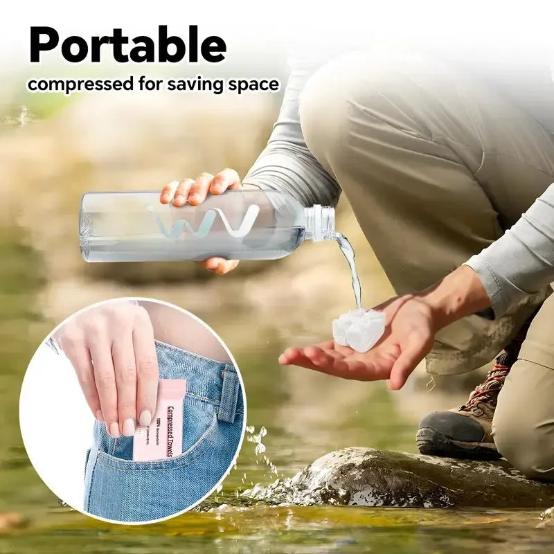 Disposable Compressed Towel Tablets