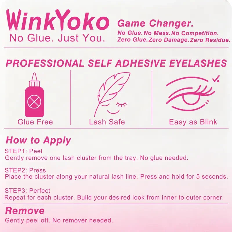 WinkYoko Pre-Glued Cluster Lashes
