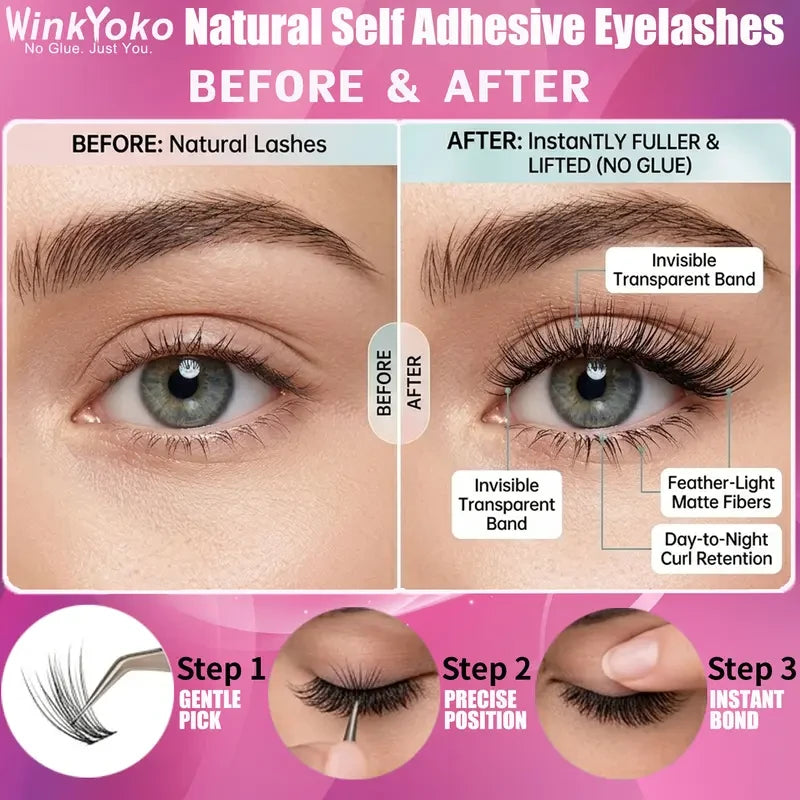 WinkYoko Pre-Glued Cluster Lashes