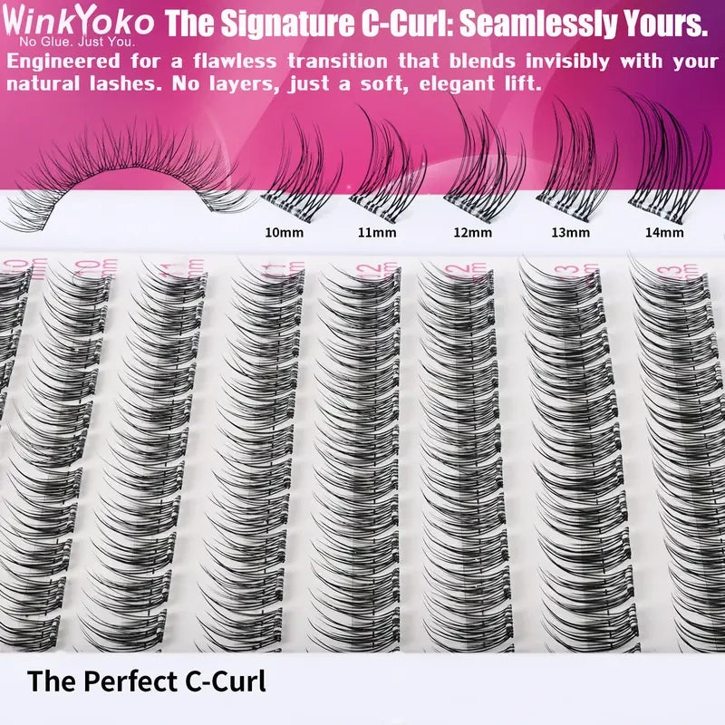 WinkYoko Pre-Glued Cluster Lashes