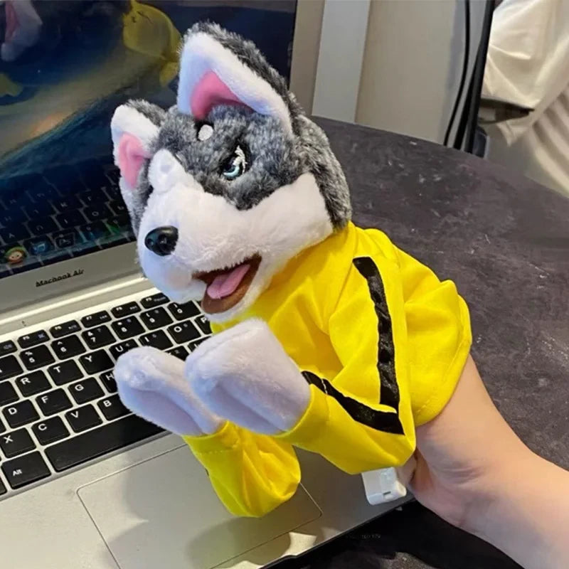 Interactive Dog Boxer Hand Puppet