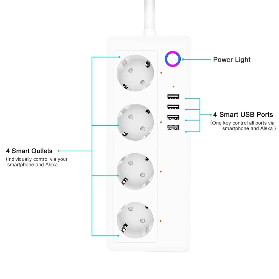 Smart WiFi Power Strip