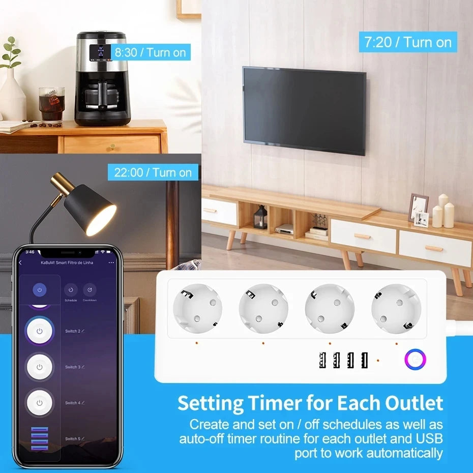 Smart WiFi Power Strip