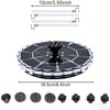 Solar Powered Garden Fountain Pump