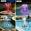 Solar Powered Garden Fountain Pump