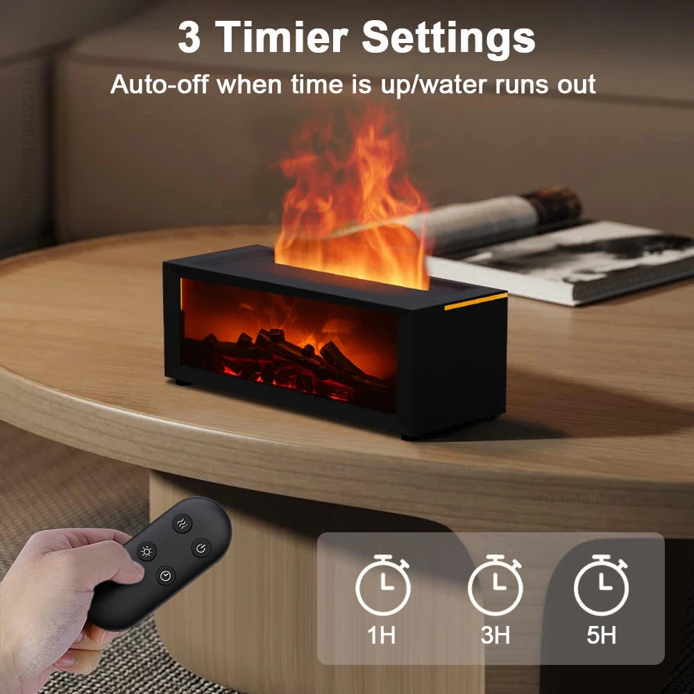Flame Essential Oil Diffuser Humidifier