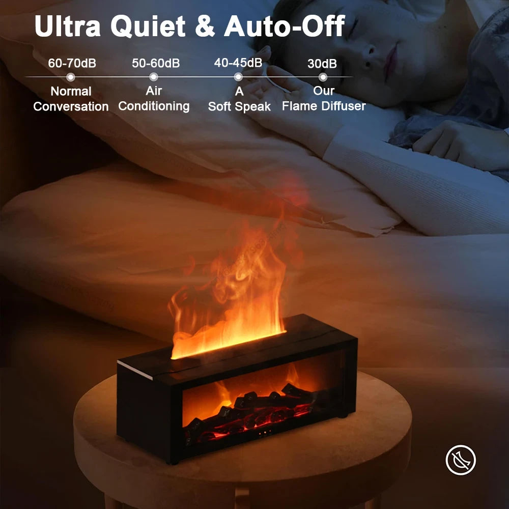Flame Essential Oil Diffuser Humidifier