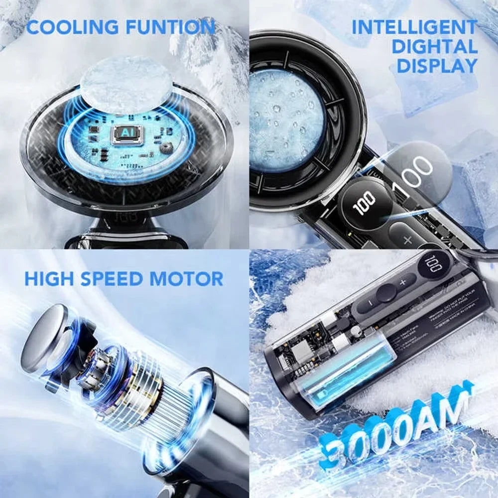 Semiconductor Refrigeration Portable Handheld Fan