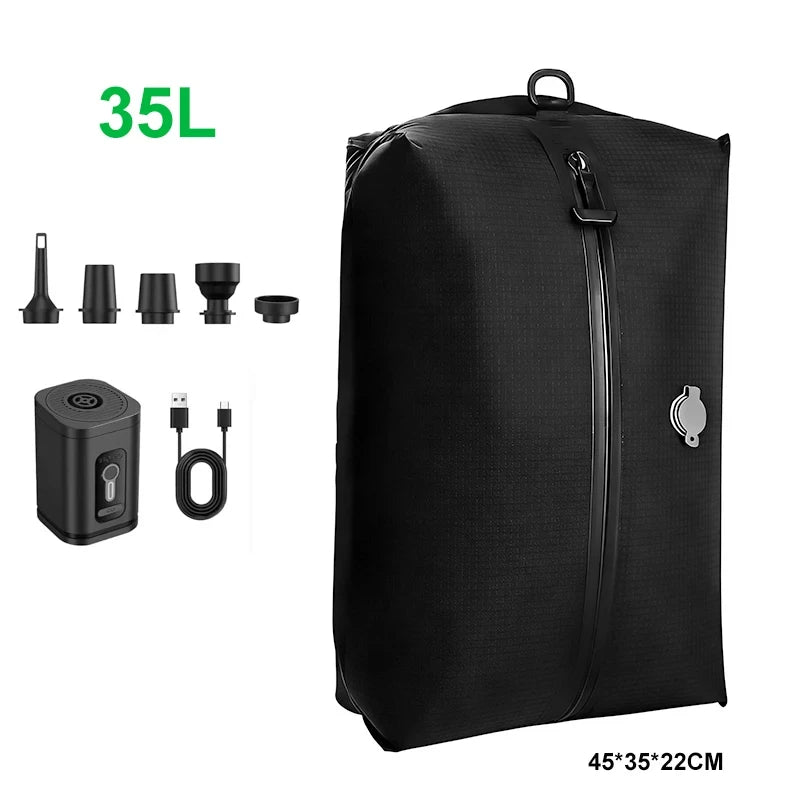 Travel Luggage Compression Vacuum Bags with Pump