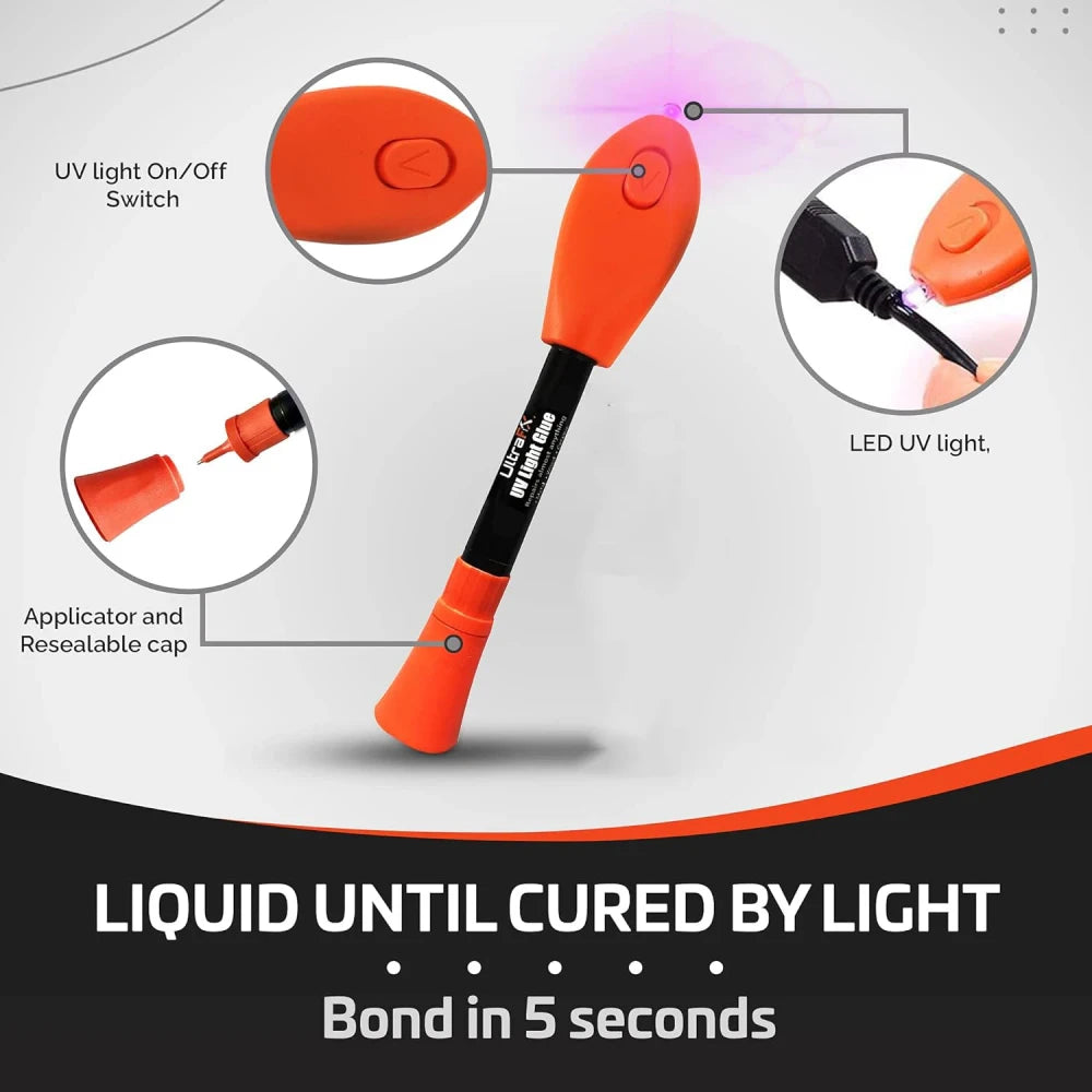 UV Light Curing Adhesive Kit