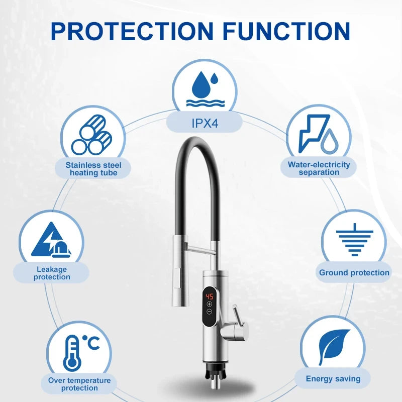 Instant Heating Kitchen Water Tap
