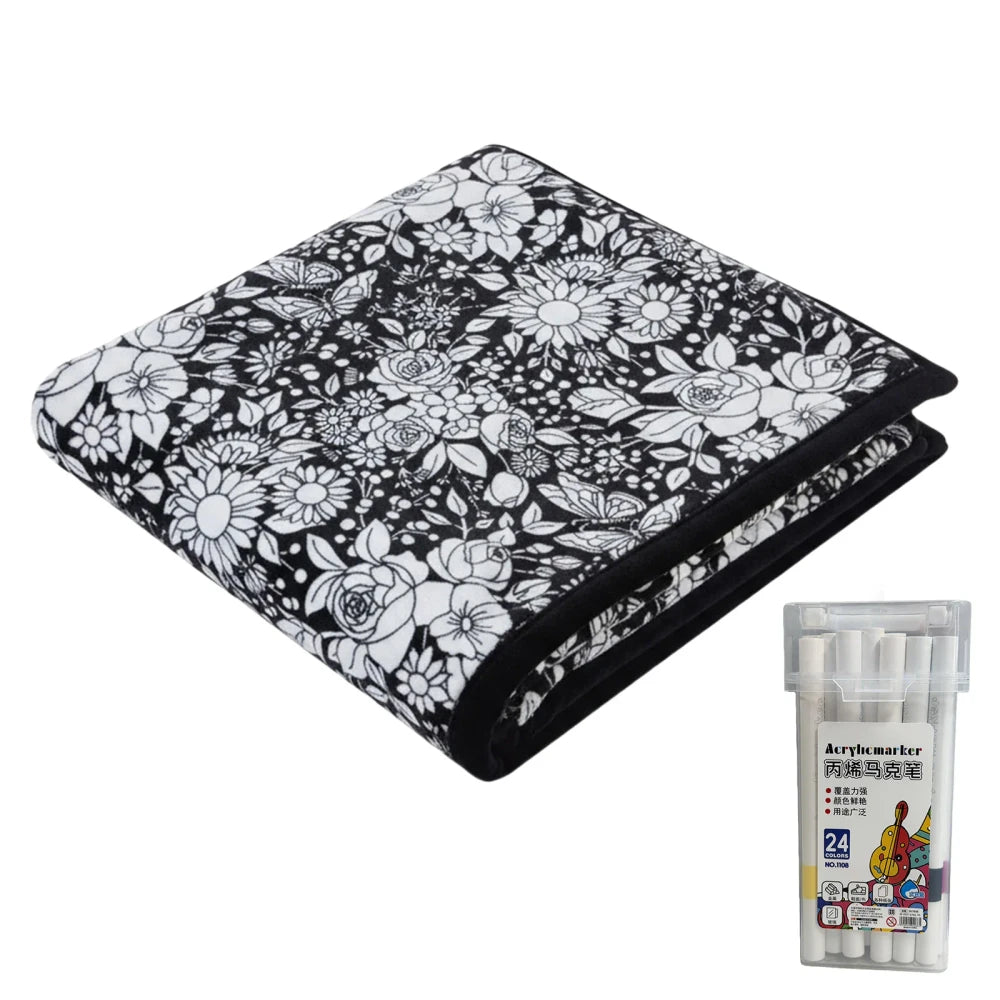 DIY Coloring Blanket Marker Kit