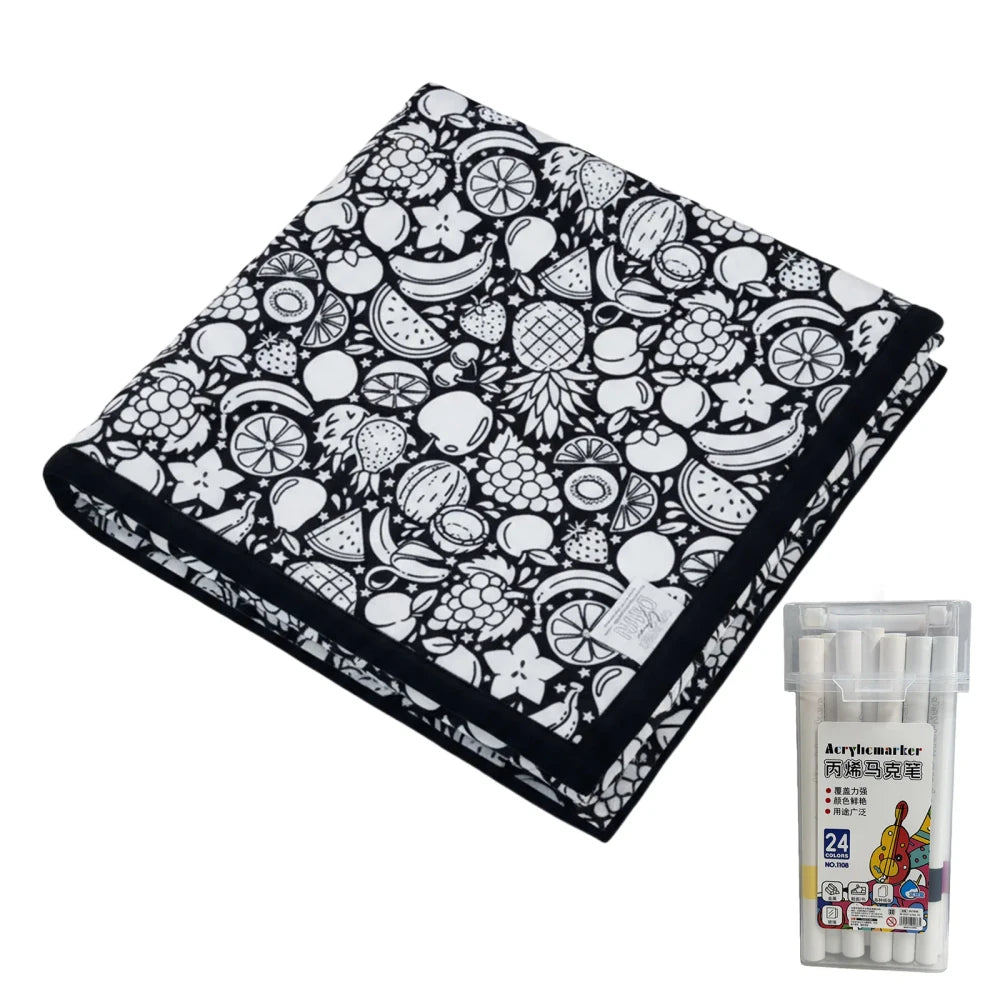DIY Coloring Blanket Marker Kit