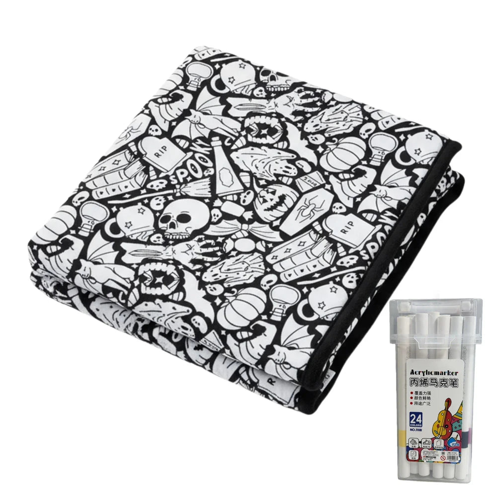DIY Coloring Blanket Marker Kit