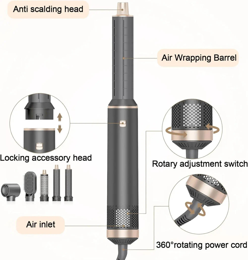 Portable Foldable Multi Functional Hair Styling Dryer