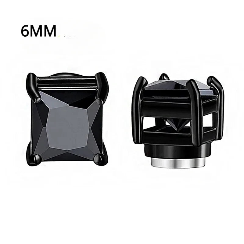 Crystal Magnetic Ear Studs