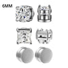 Crystal Magnetic Ear Studs
