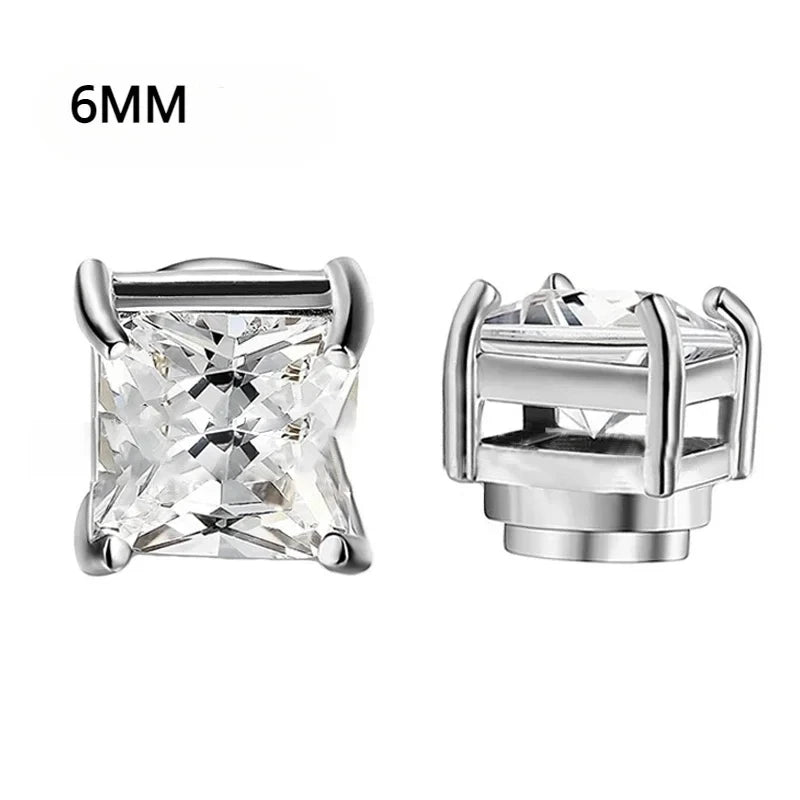 Crystal Magnetic Ear Studs