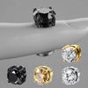 Crystal Magnetic Ear Studs