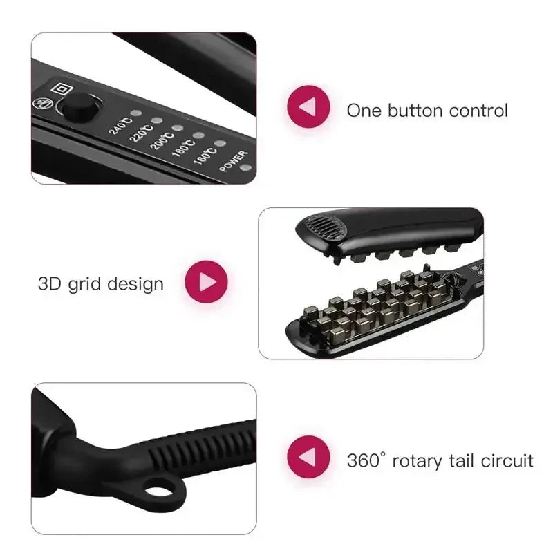 Ceramic Volumizing Hair Crimping Iron