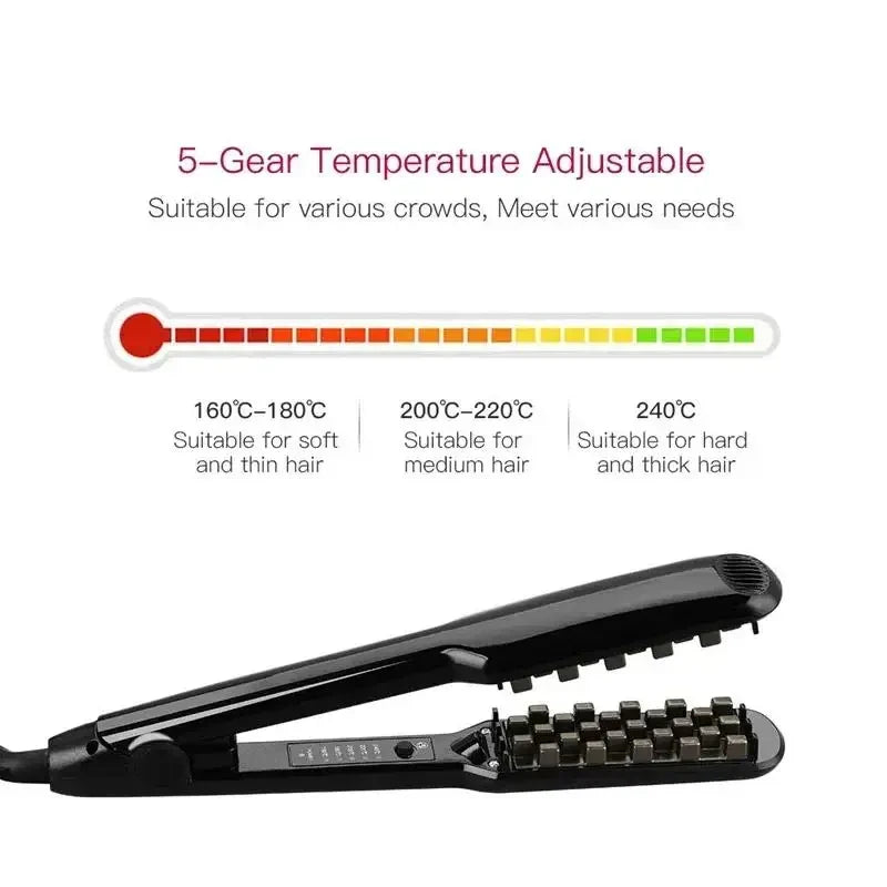 Ceramic Volumizing Hair Crimping Iron