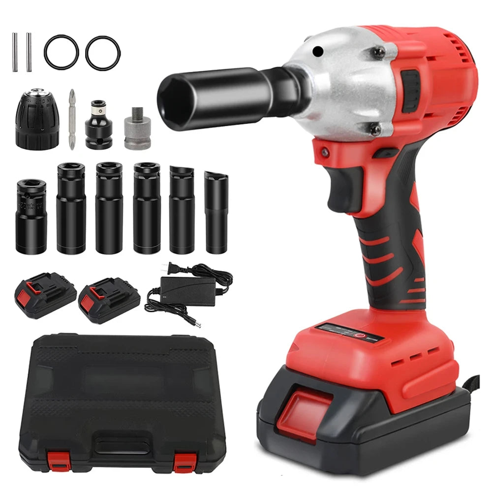 Cordless Electric Impact Wrench Set