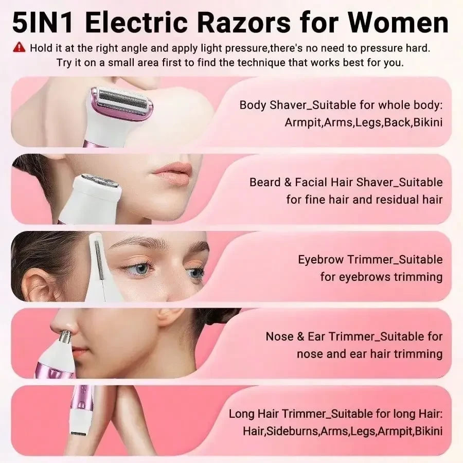 Rechargeable Cordless Electric Shaver