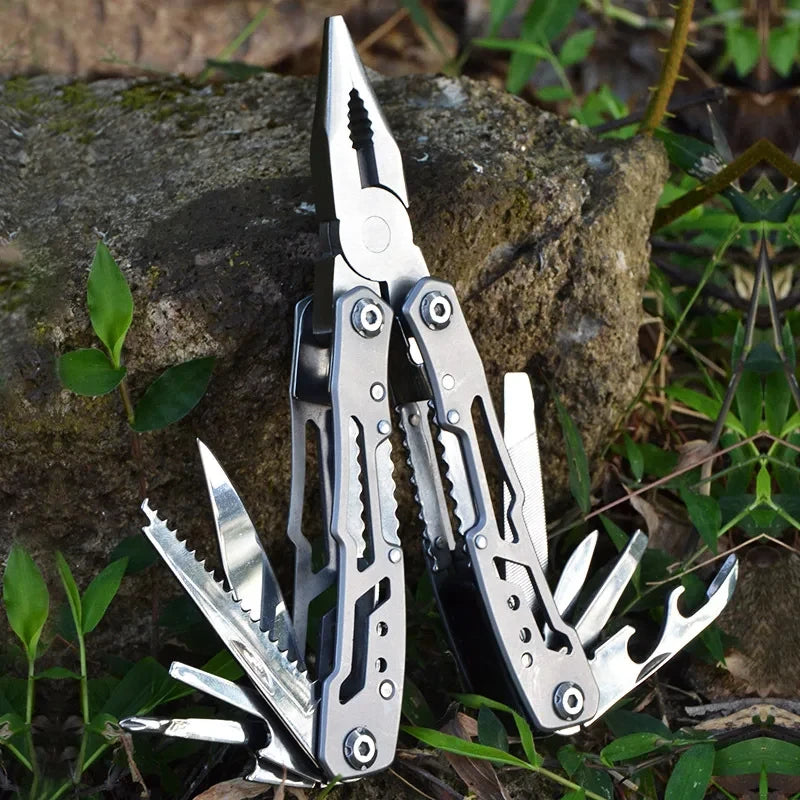 Stainless Steel Folding Multi-Tool Pliers