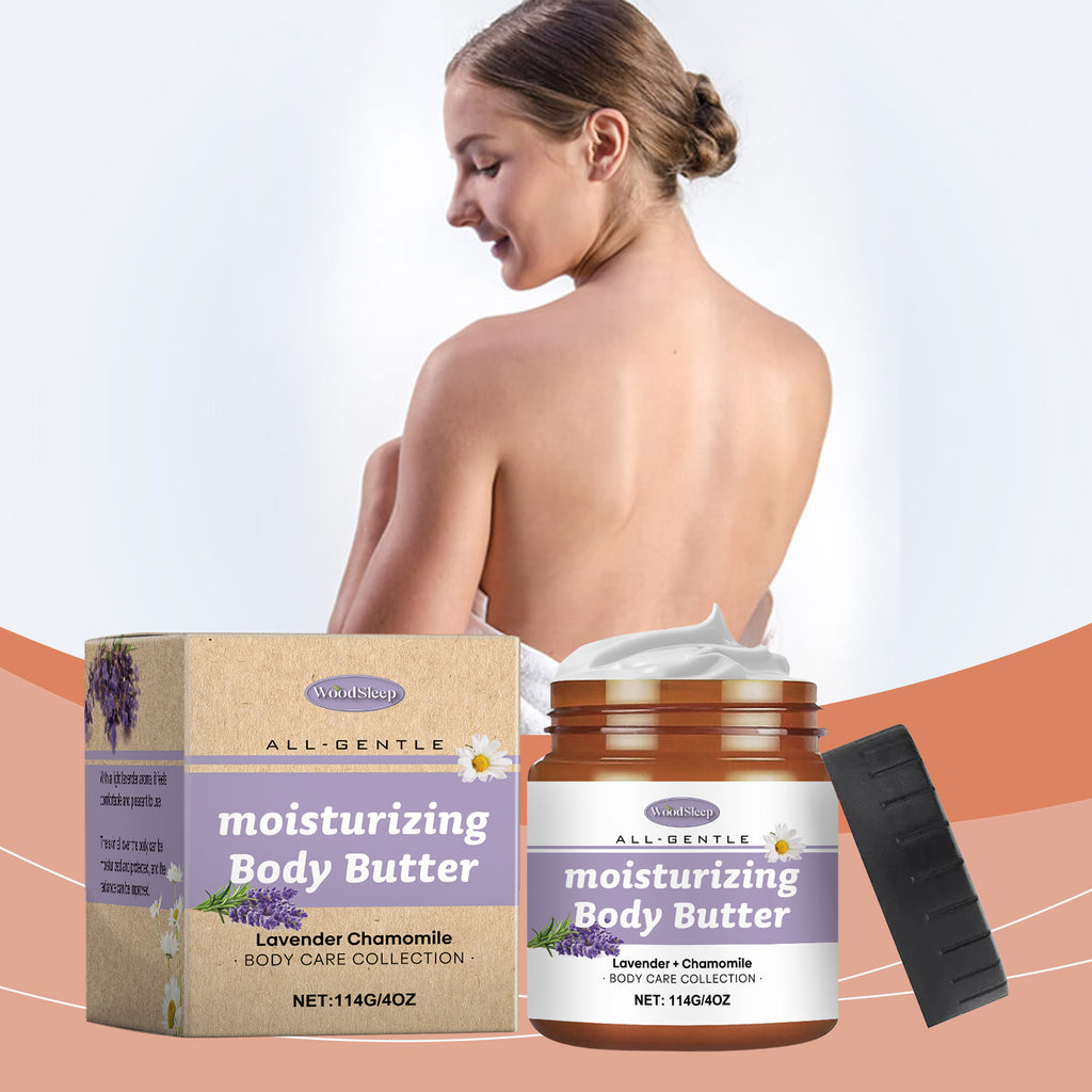 WoodSleep Lavender And Chamomile Body Butter Moisturizer Deeply Hydrates And Moisturizes All Over The Skin