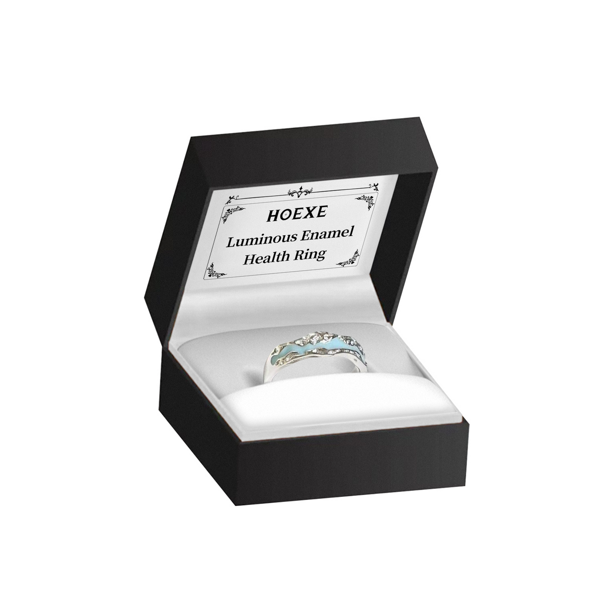 Hoexe Glow-In-The-Dark Enamel Ring Enhances Comfort In Daily Life Pamper The Body Sports Portable Ring