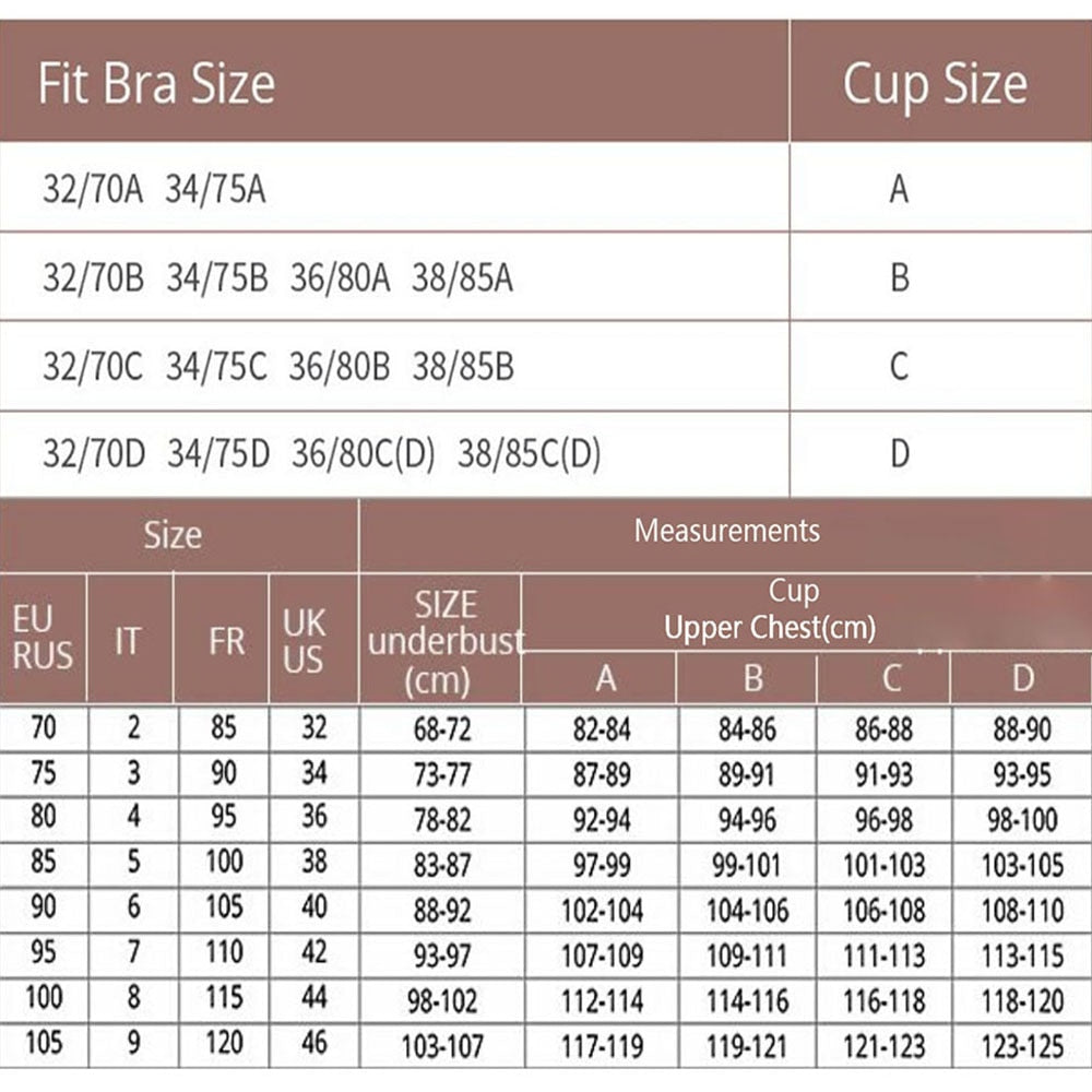 Invisible Push Up Backless Bra