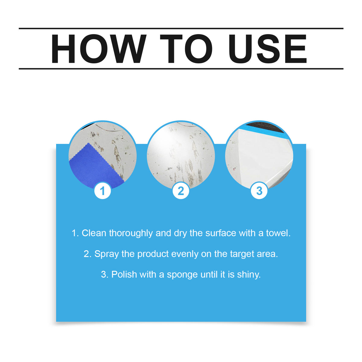 Homonth Multifunctional Coating Spray Set, Automotive Paint Surface Protection Coating Long-Lasting Gloss Protection