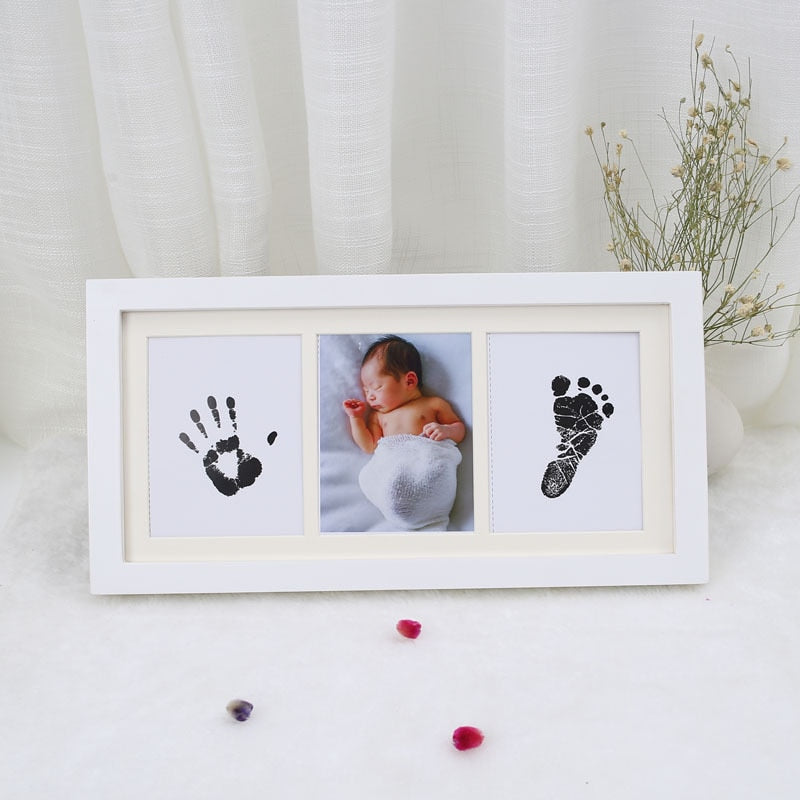 Baby Handprint Clay Photo Frame