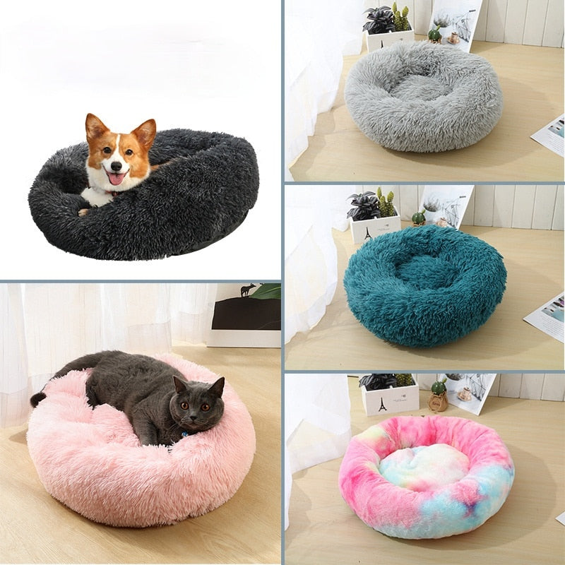 Plush Dog Sleeping Bed