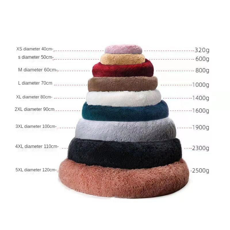 Plush Dog Sleeping Bed