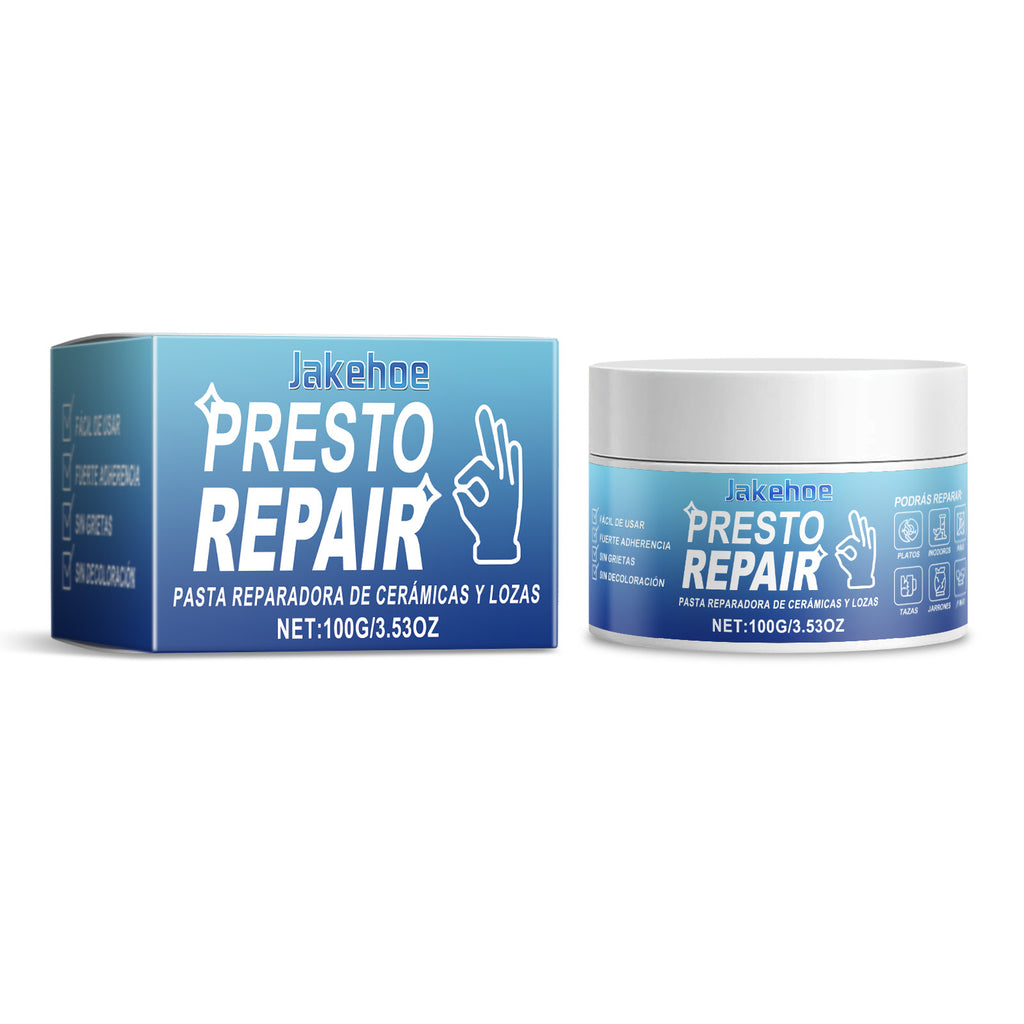 Jakehoe Ceramic Repair Paste Bathroom Kitchen Tile Repair Waterproof Wear Resistant Craft Home Repair Paste