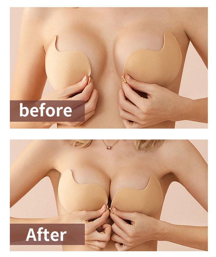 Invisible Push Up Backless Bra