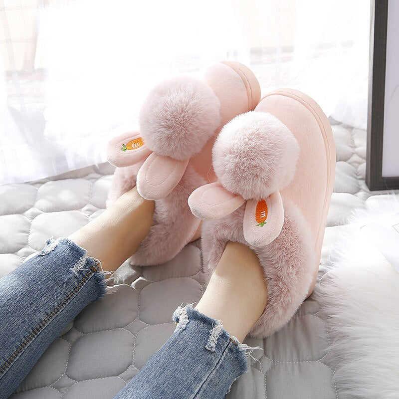 Cute Rabbit House Slippers
