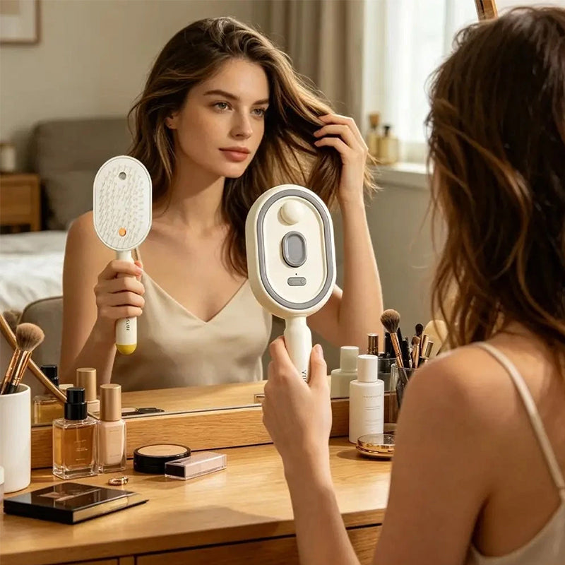 Ceramic Hair Straightening Brush
