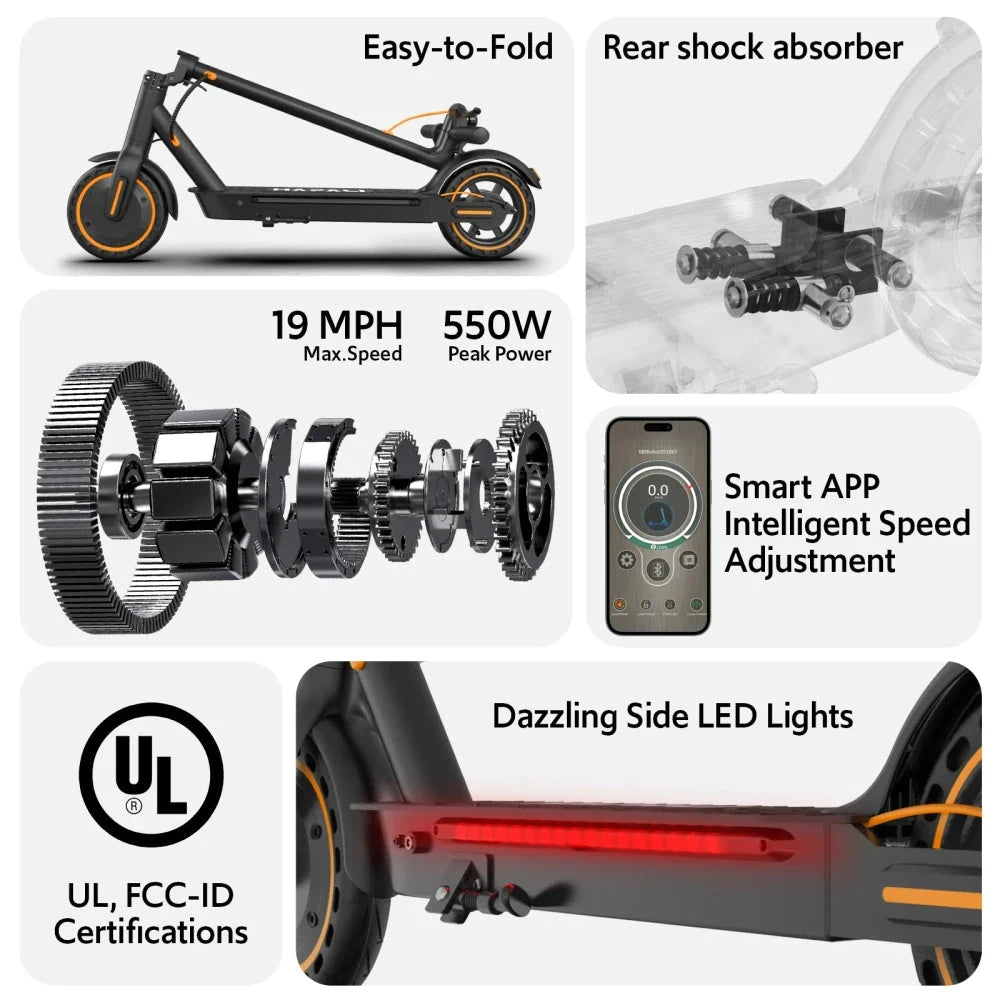 Foldable Electric Scooter with App Control